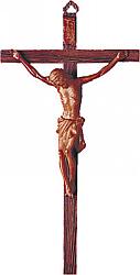 Large Wood/Resin Crucifix - 24 inches
