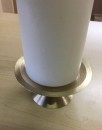 Brass spike pillar candle holder - 11 cm