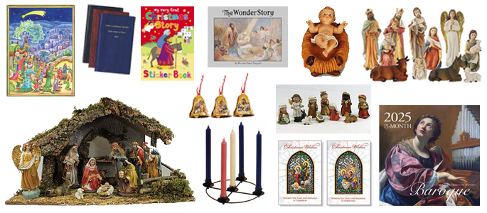 Catholic Christmas Gifts: Nativity Sets Cards Calendars