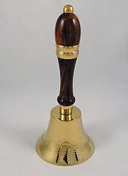 Brass Sanctuary Bell with Wooden Handle - four bells