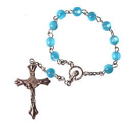 Blue single decade rosary