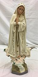 Vintage Our Lady of Fatima Statue - 21 inches