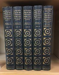 Butlers Lives of the Fathers, Martyrs and Other Saints - 5 vol (SH2196)