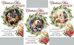 Christmas Card Pack - Mass Bouquet - Nativity (6 cards)